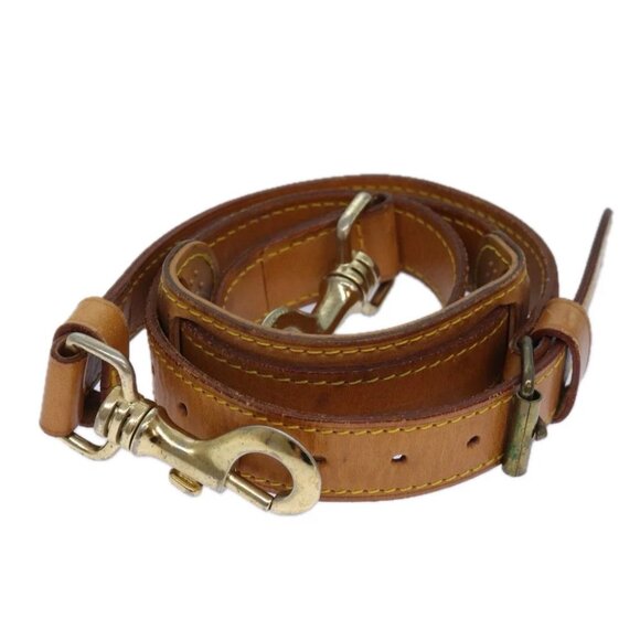 LOUIS VUITTON Adjustable Shoulder Strap Leather 31.9""""""""-39.4"""""""" Be... - Picture 1 of 13